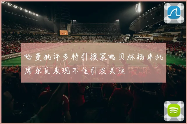 哈曼批评多特引援策略贝林扬库托席尔瓦表现不佳引发关注
